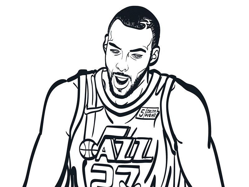 Rudy gobert designs themes templates and downloadable graphic elements on