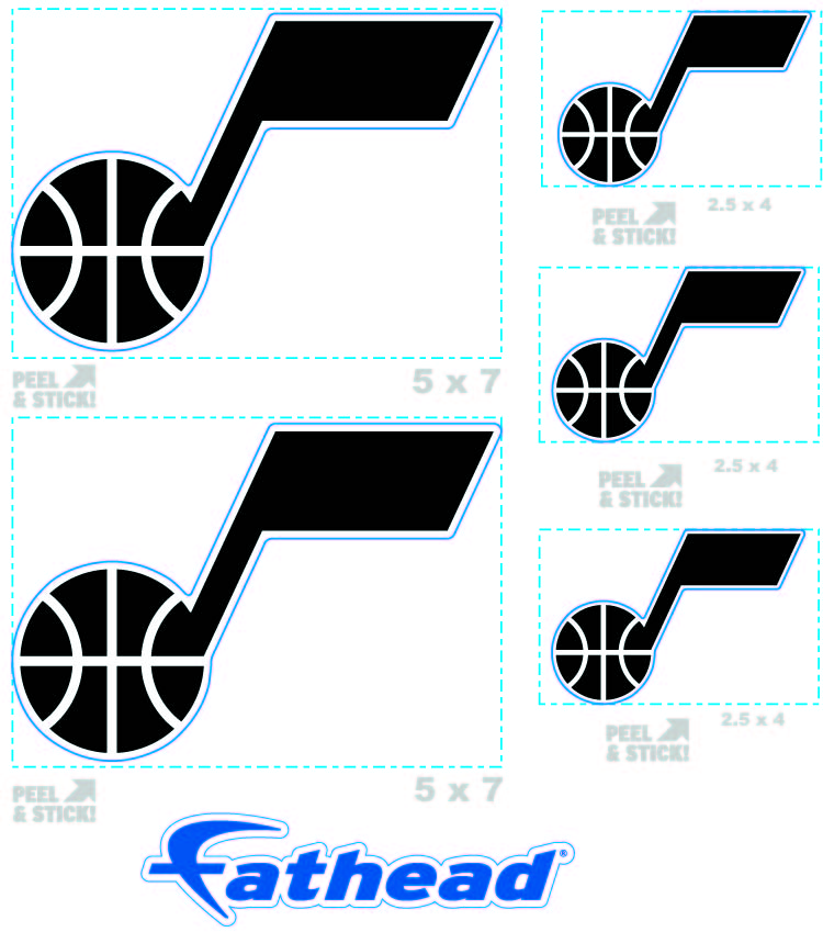 Utah jazz logo minis