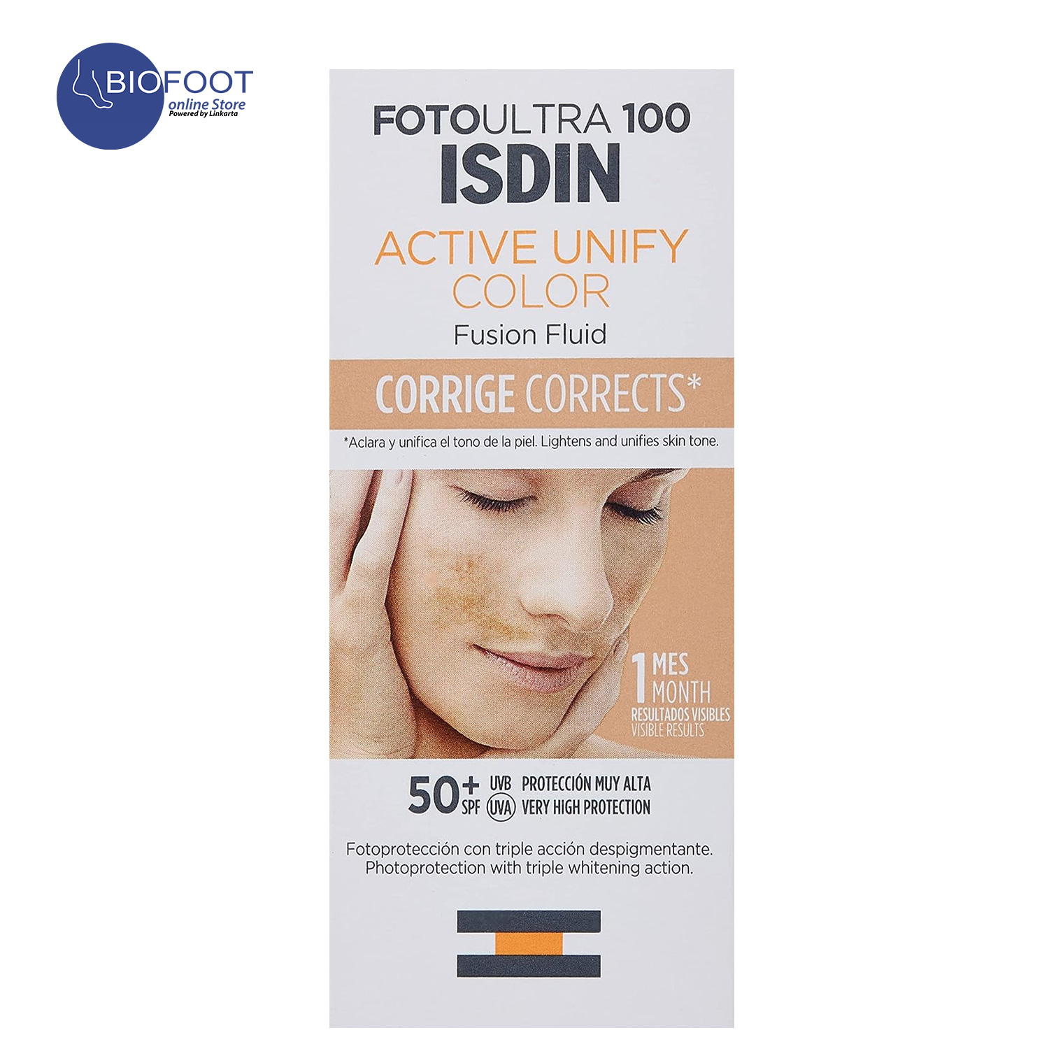 Isdin fotoultra active unify fusion fluid no color spf ml online shopping dubai u
