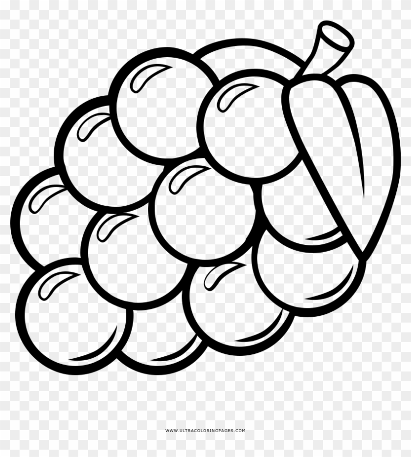 High quality image grapes coloring page with ultra