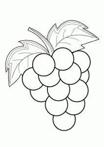 Grapes fruits and berries loring pages for kids printable free fruit loring pages loring pages vegetable loring pages