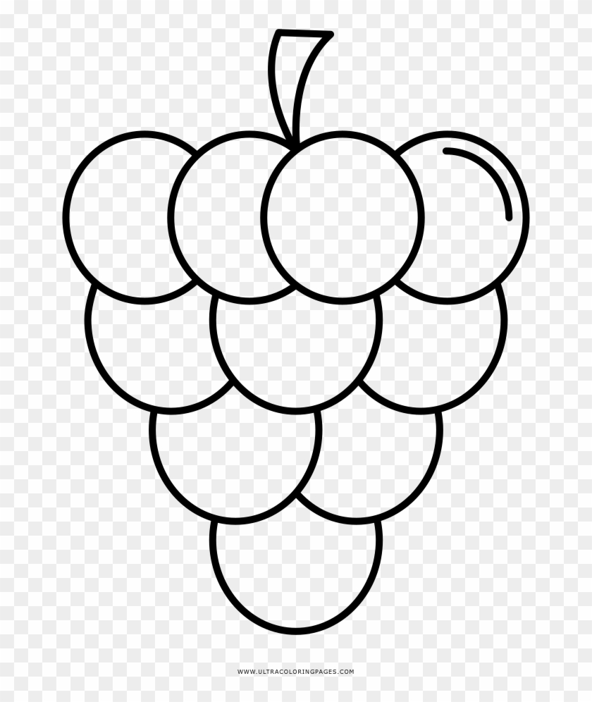 Uvas pãgina para colorear