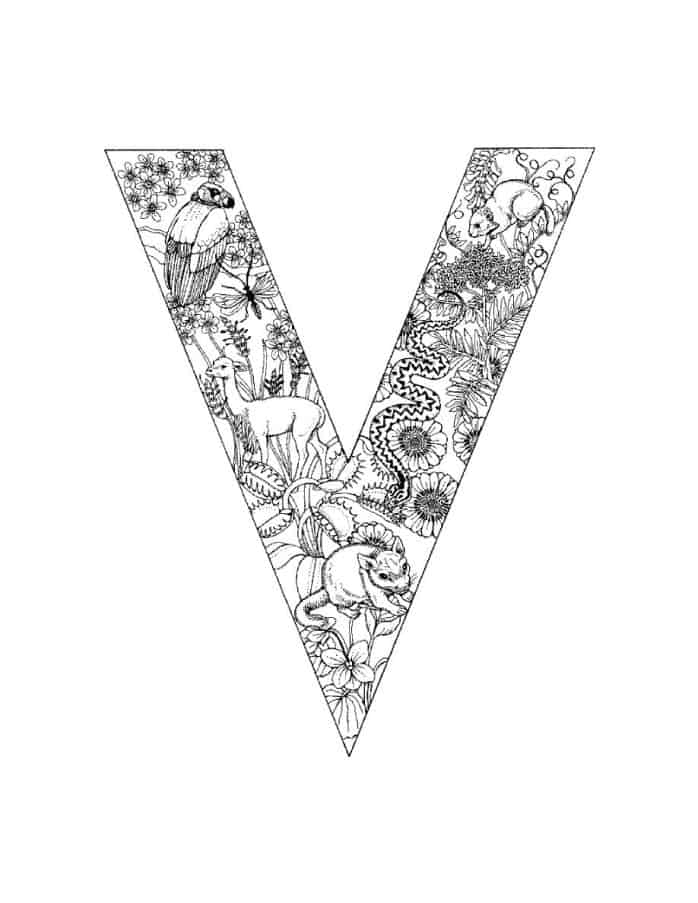 Entertain your little ones with our alphabet coloring pages