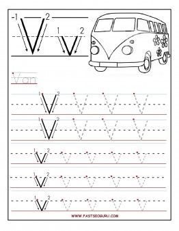 Free printable letter v tracing worksheets for preschoolfree connect the dots alâ tracing worksheets preschool tracing worksheets alphabet worksheets preschool