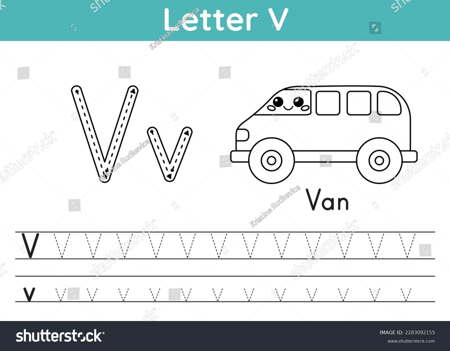 Alphabet abc az exercise coloring page stock vector royalty free