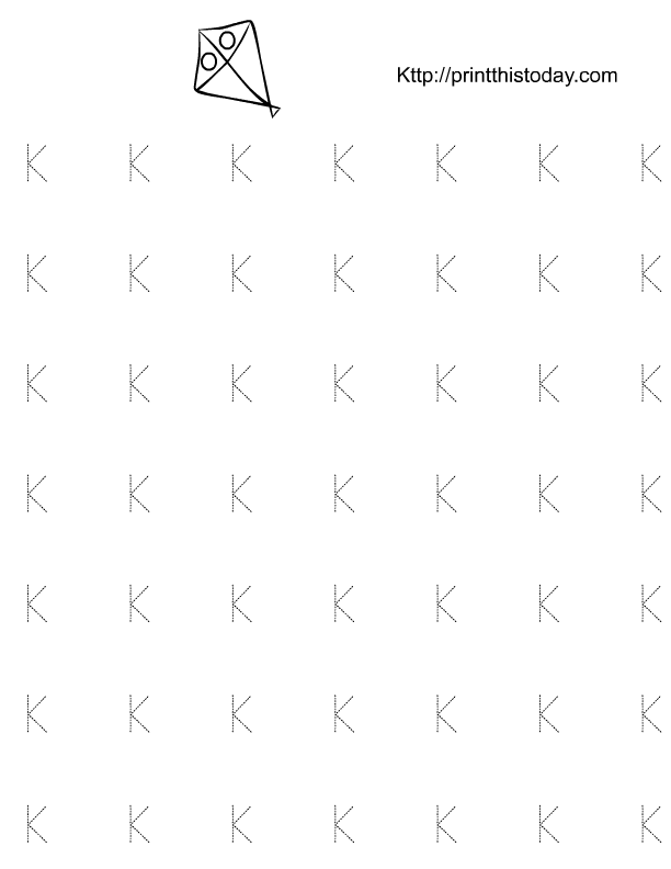 Free printable alphabet tracing worksheets for kindergarten