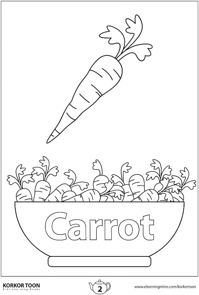 Vetables coloring book buy online at best price in ypt