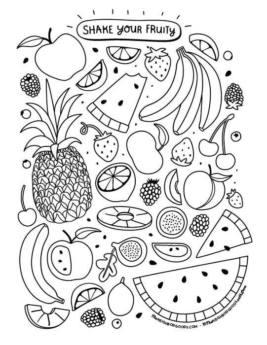 Set of coloring pages