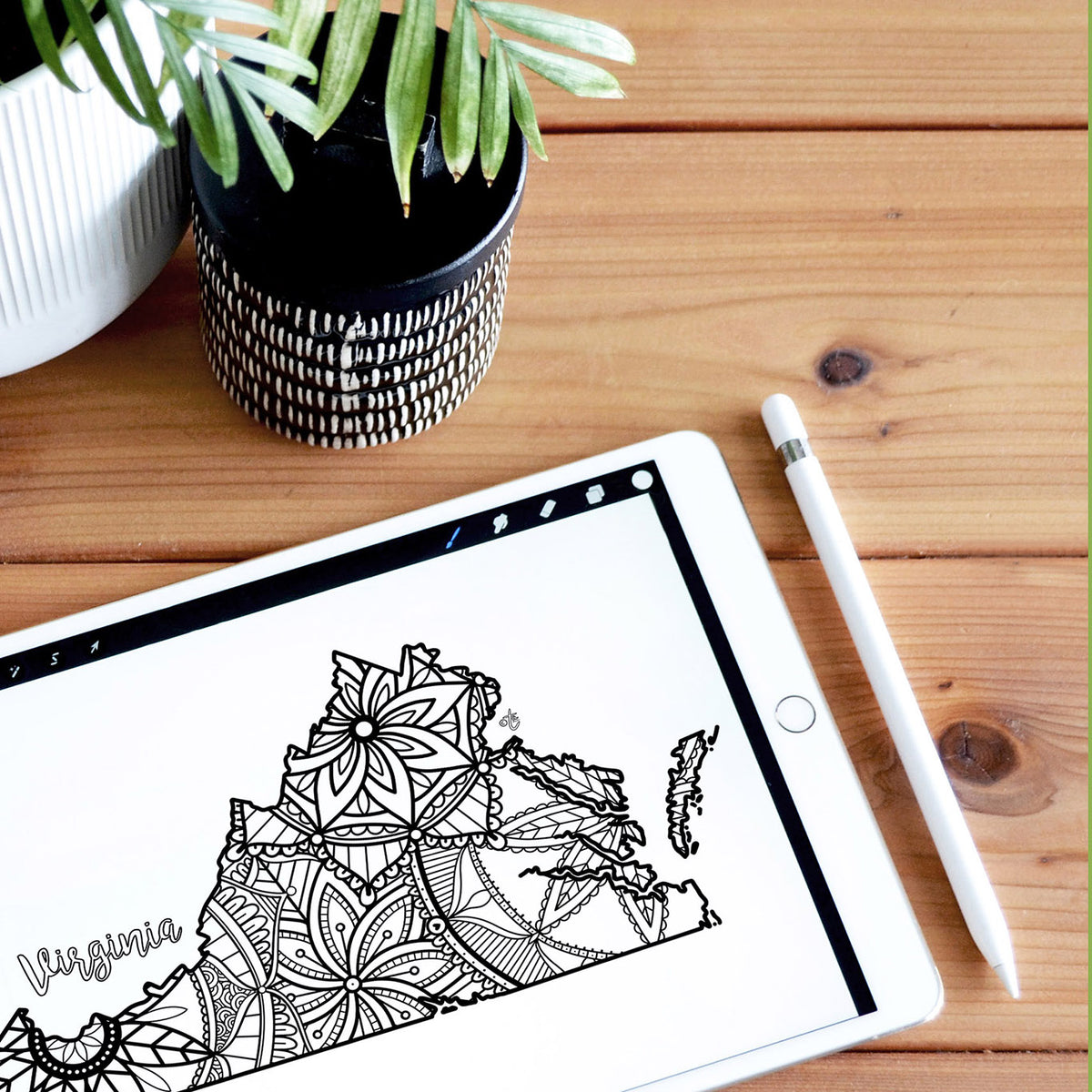 Coloring pages virginia usa map â ta muchly