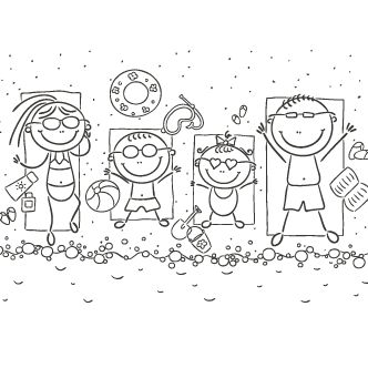Imãgenes de felices vacaciones para colorear imagenes de felices vacaciones dibujos felices vacaciones