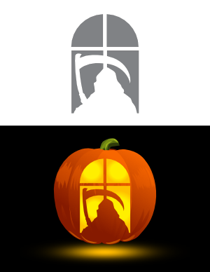 Free printable monster pumpkin stencils page