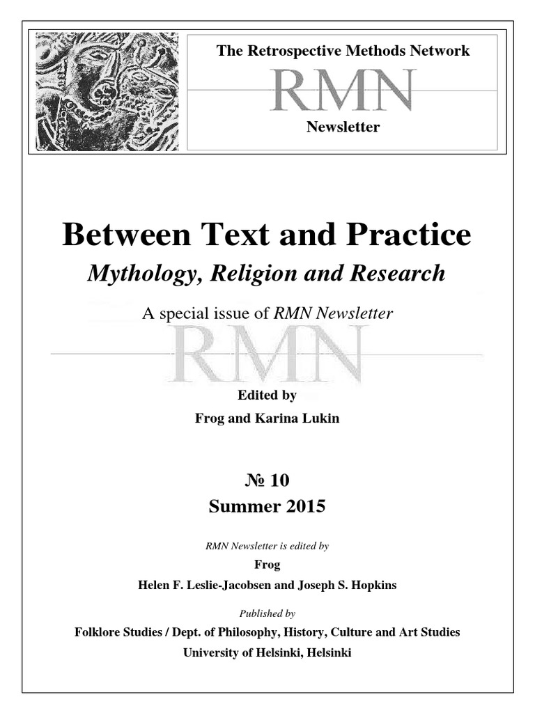 Between text and practice