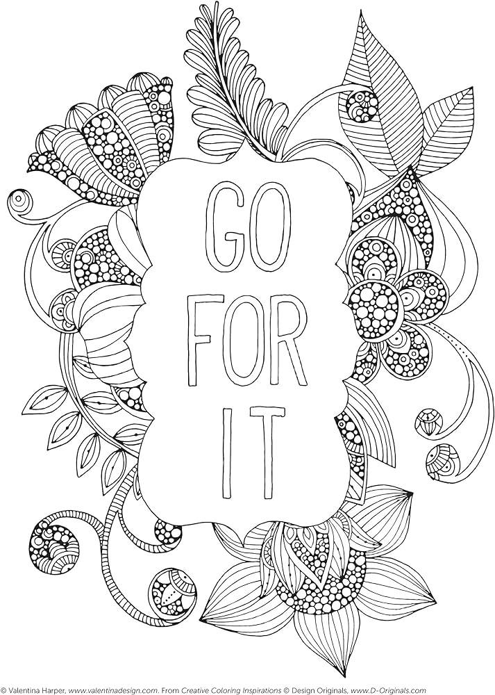 Creative colorg spirations art activity pages to relax and enjoy harper valenta books