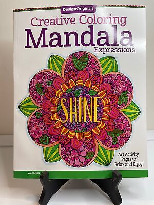 Design originals creative coloring mandola expressions valentina harper