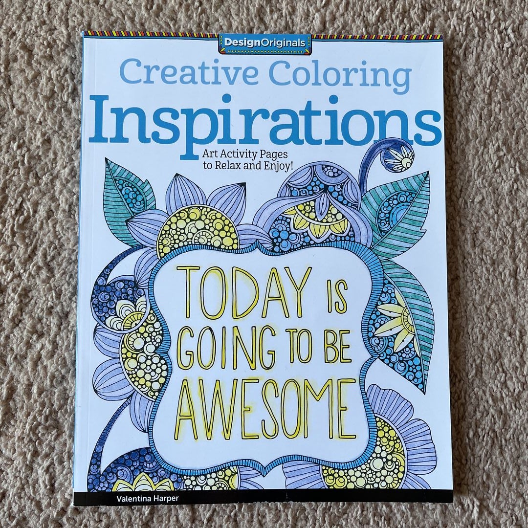 Creative coloring inspirations by valentina harper paperback