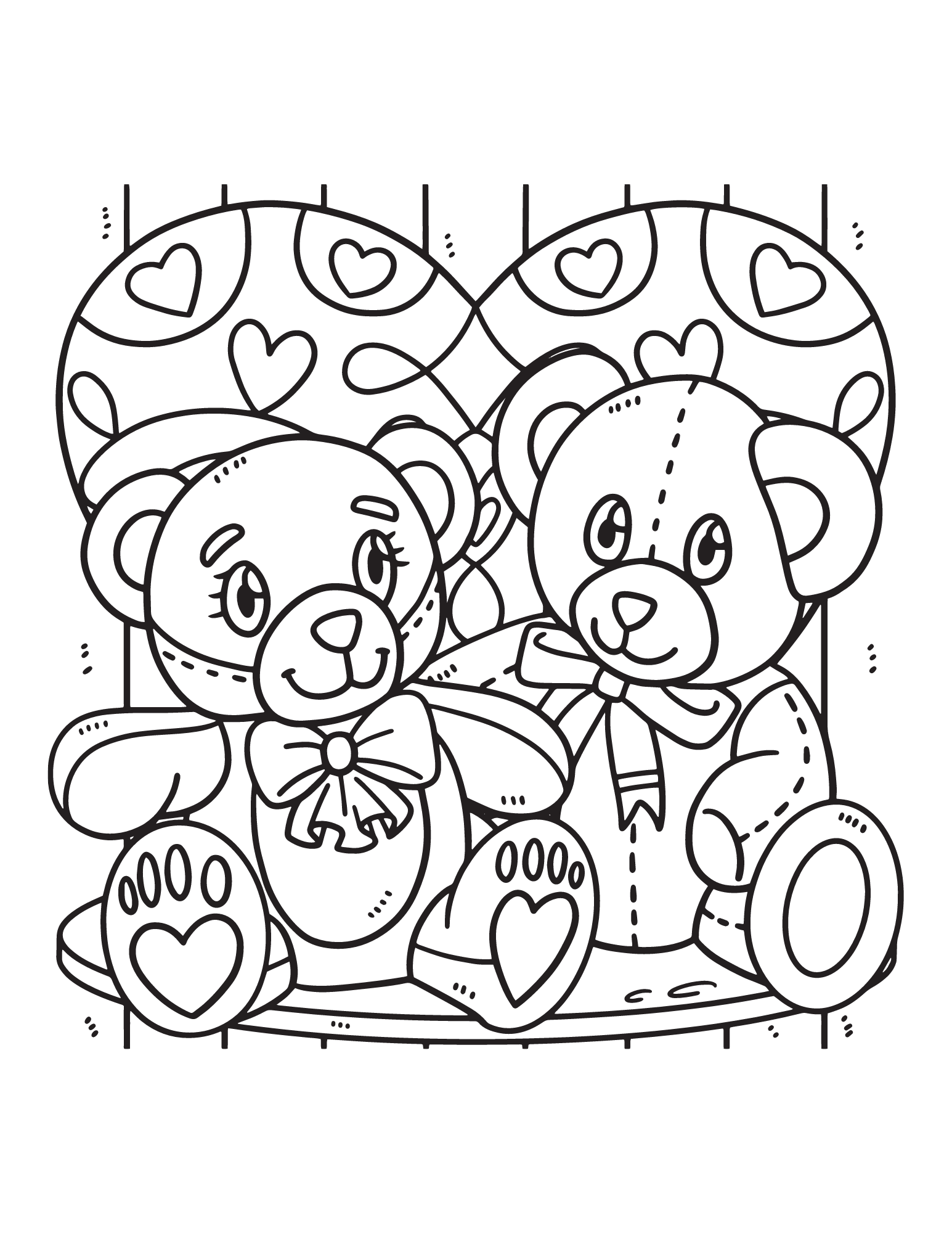 Free printable cute valentine coloring pages for kids and adults