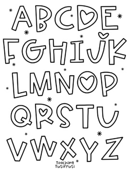 Abc valentines colouring page hoja para colorear del dãa de san valentin