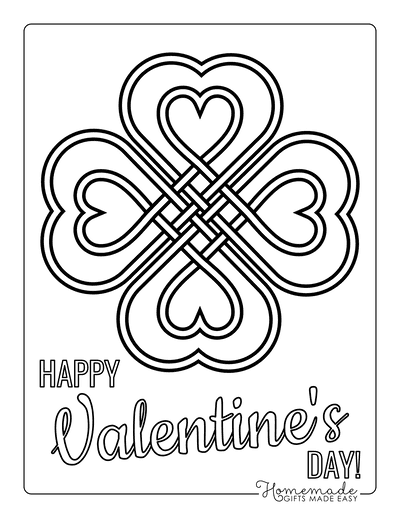 Adorable heart coloring pages for kids adults