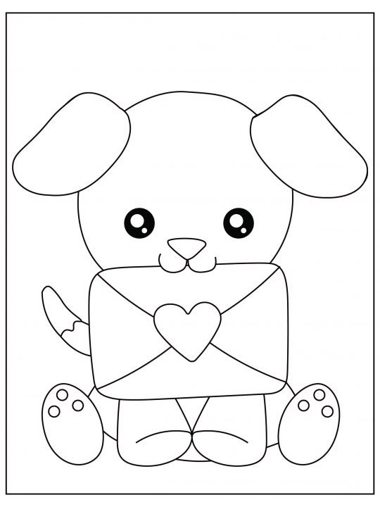 Free valentines day coloring pages pdf for instant download