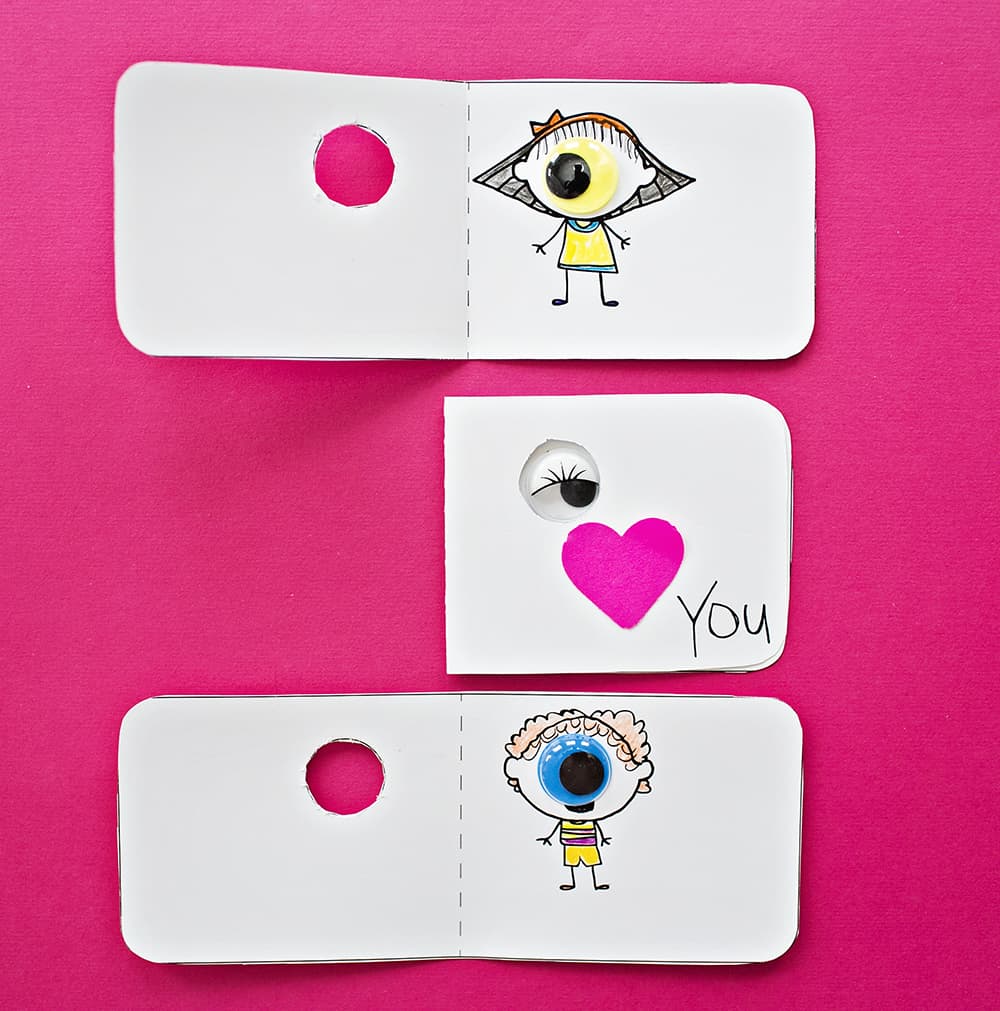 Eye love you loring valentine cards with free printable
