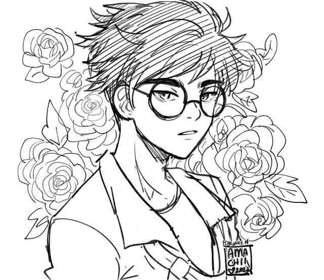 Happy valentines day ive been wanting to draw these bachelors im eyeing to pursue on the game my hands were getting tired as i was sketching logan im sorry for the bad