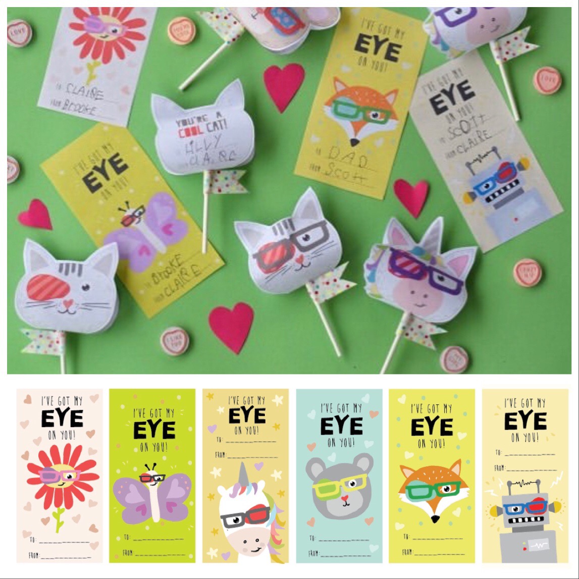 Free valentines day printables for little eyes