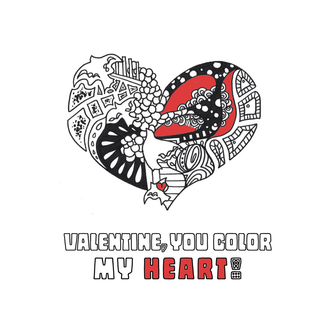 Valentines day color