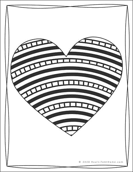 Valentine coloring pages for kids and adults heart coloring pages