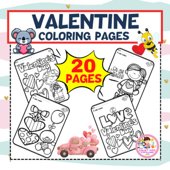 Valentines day coloring pages activities for kindergarten made by teachers