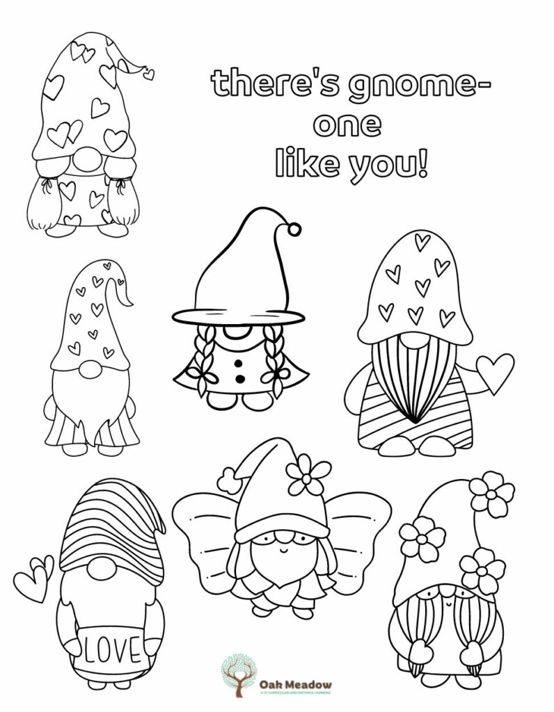 Valentines day printables oak meadow
