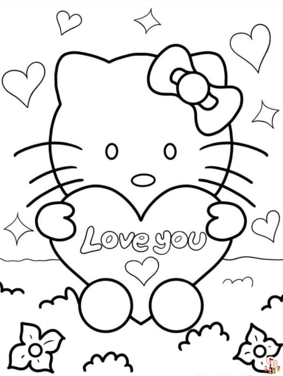 Keep kids busy with these fun valentine day coloring pages