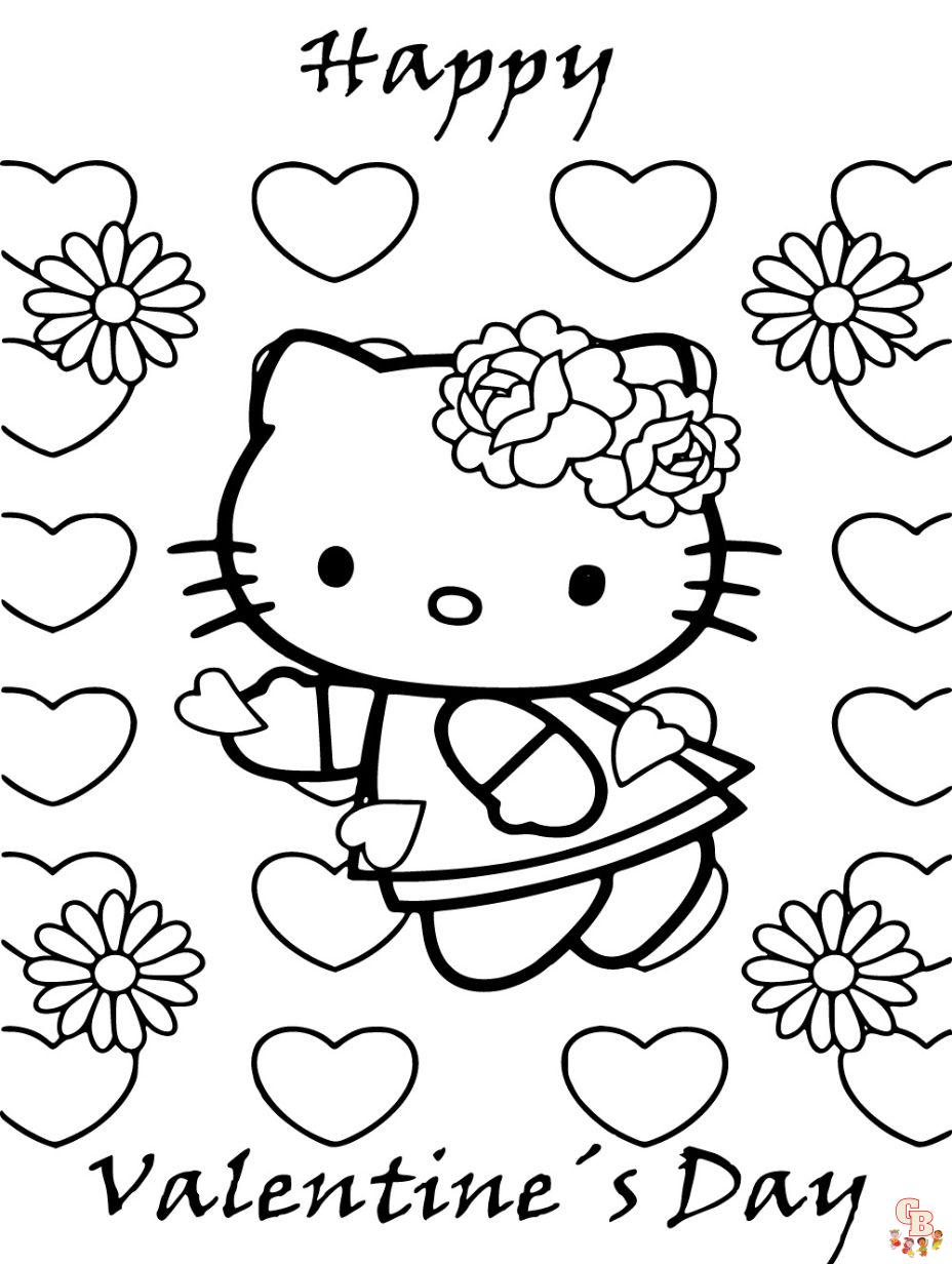 Keep kids busy with these fun valentine day coloring pages