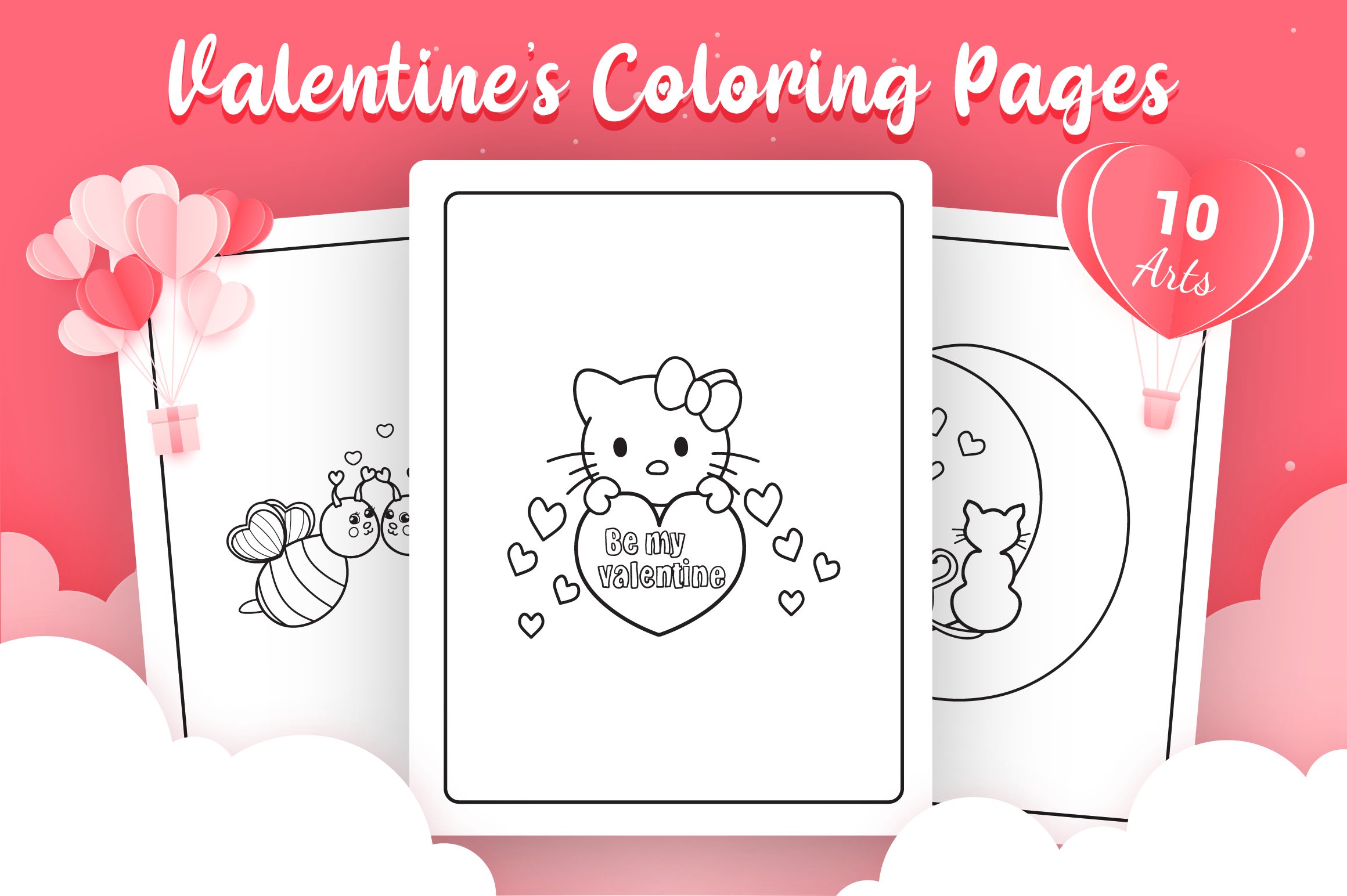 Valentines day coloring pages