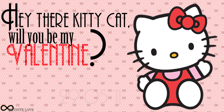 Valentine card hello kitty by thisu on