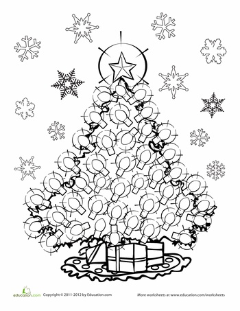 Christmas lights worksheet education christmas coloring pages printable christmas coloring pages valentine coloring pages