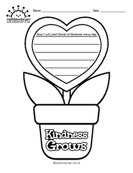 Valentines kindness flower