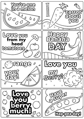 Cute printable lunch box notes free printable papercraft templates