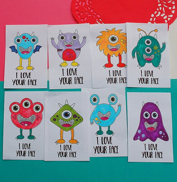 Printable lunchbox notes coloring page lunchbox notes monsters cards back to school lunchbox cards kids encouragement cards