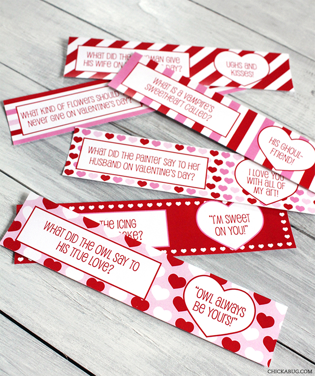 Free printable valentines day lunch box jokes skip to my lou