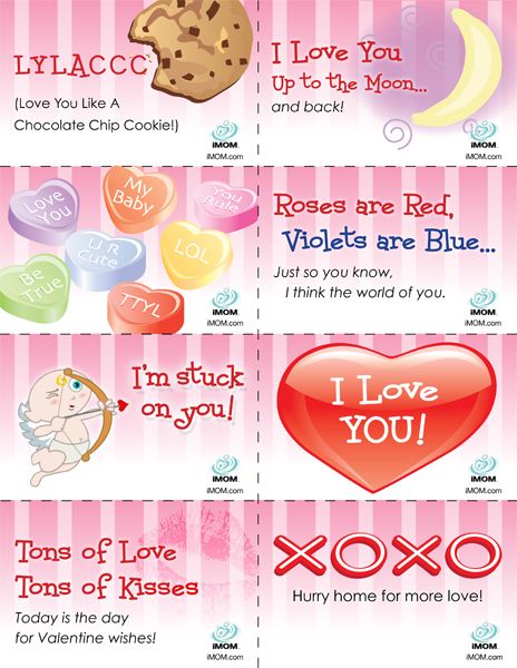 Valentine lunchbox notes valentines printables lunch box notes valentines printables free