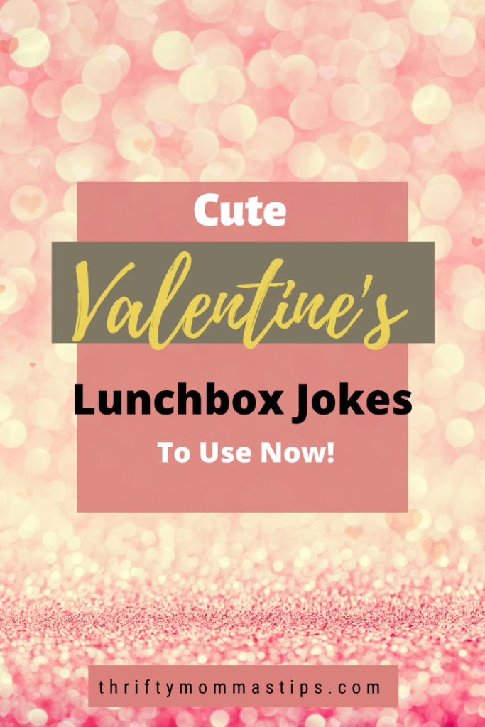 Cute valentines lunch box jokes for kids
