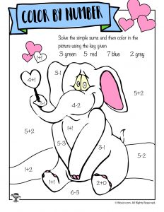 Valentines day math worksheets for first and second grade woo jr kids activities childrens publishing