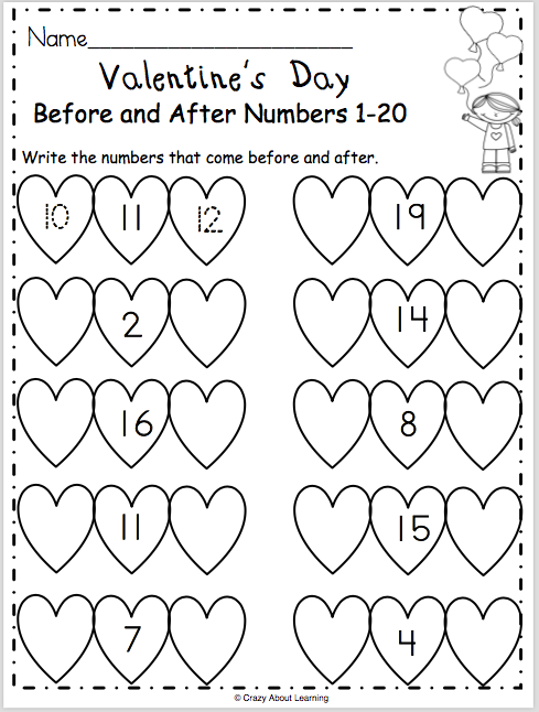 Free valentines day math worksheet made by teachers