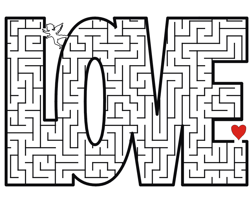 Valentines mazes