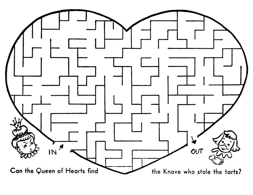 Valentines mazes