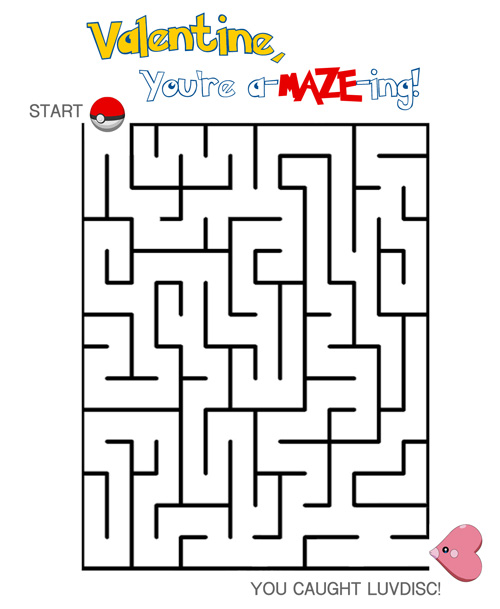 Valentines mazes