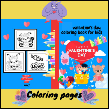 Valentines day coloring pages by mazes and enigmas for printing