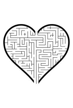 Heart maze valentines puzzle printable valentine