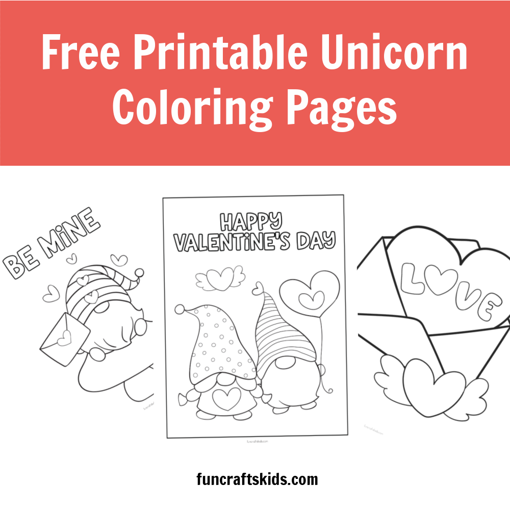 Free printable valentines day coloring pages