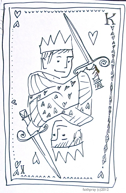 King of hearts valentine coloring page valentine coloring â